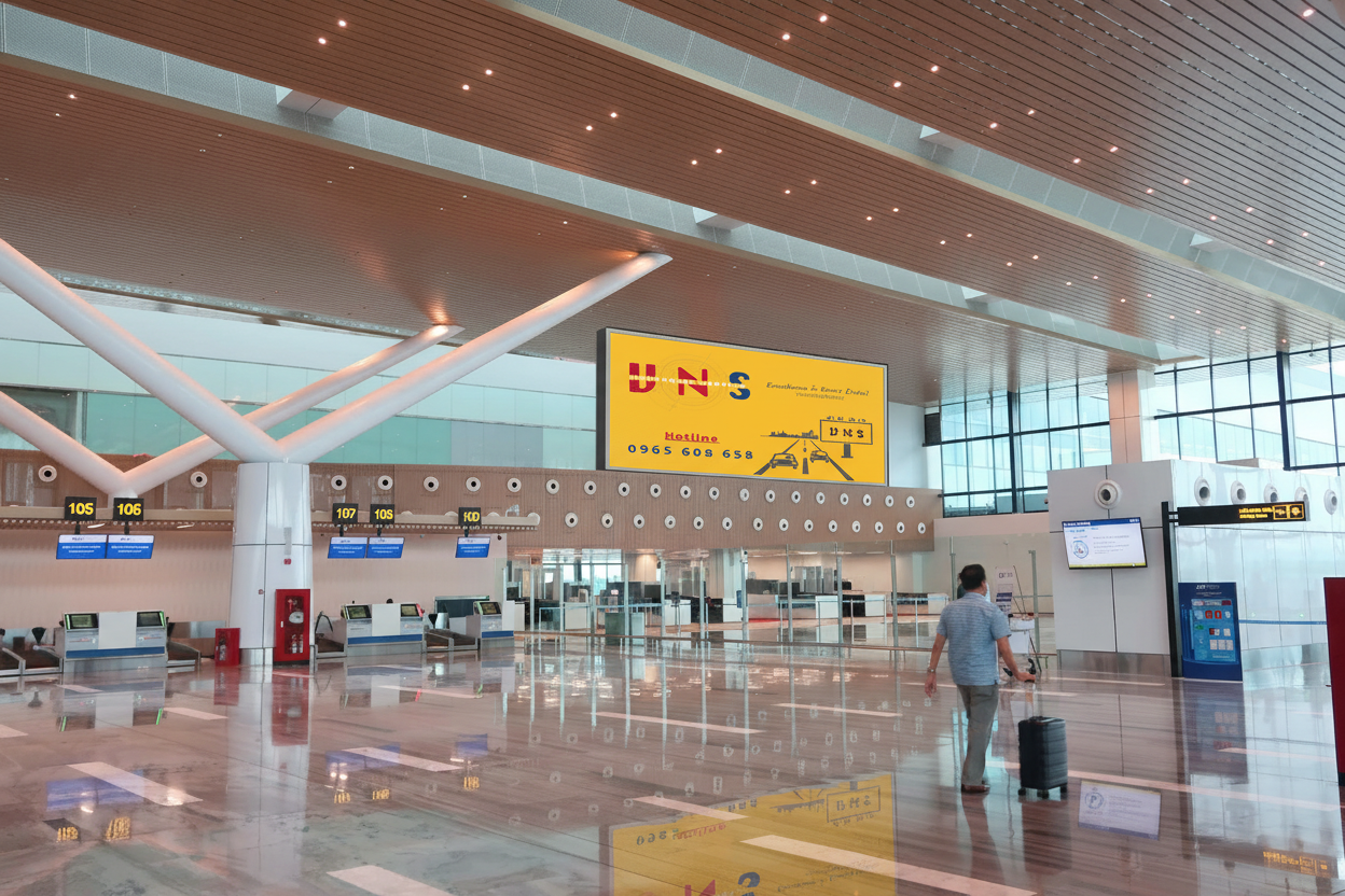 Màn hình Led trước lối đi ANSC dành cho hành khách VIP